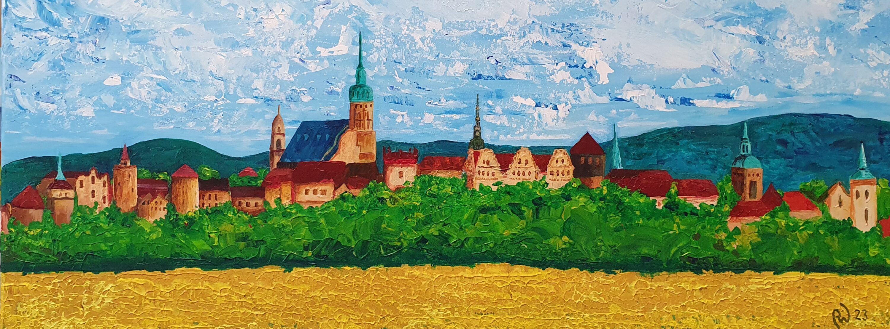 Ein Kunstort - Drei Künstler | Angela Wolf